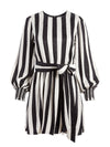 ESTEFANA STRIPED MIDI DRESS-ALICE + OLIVIA