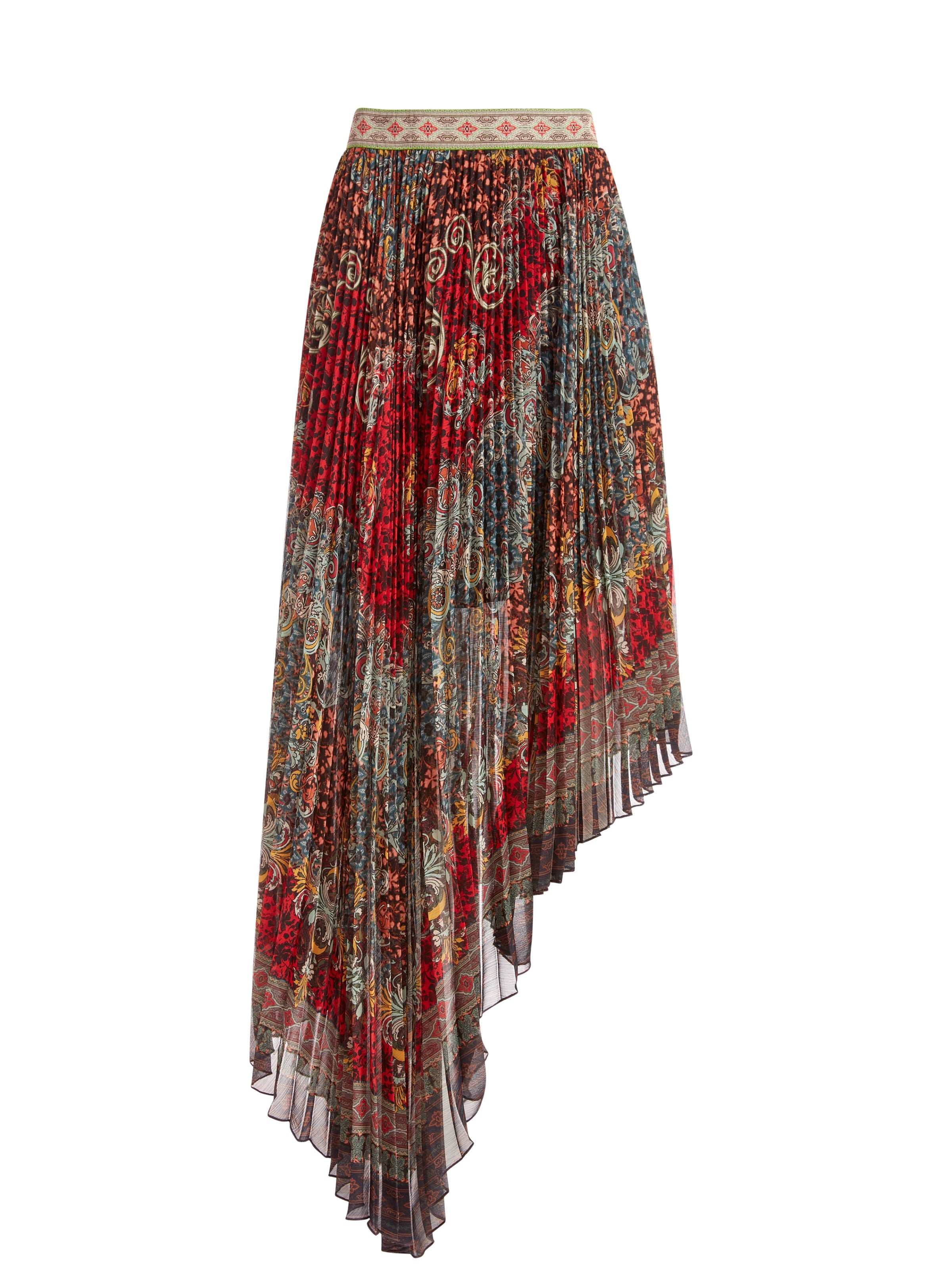 AIDA ASYMMETRICAL MIDI SKIRT-ALWAYS FOREVER MULTI-ALICE + OLIVIA
