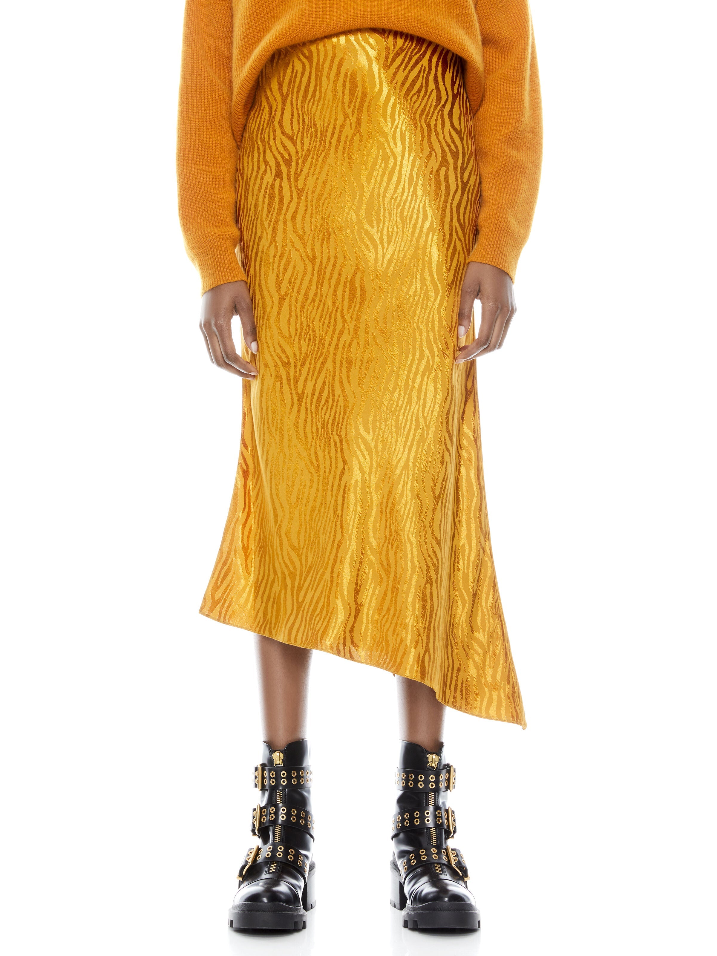 MAEVE ASYMMETRICAL SLIP SKIRT-ALICE + OLIVIA