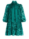 OCTAVIA TIE NECK MINI DRESS-ALICE + OLIVIA