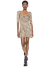DANA PUFF SLEEVE MINI DRESS-ALICE + OLIVIA