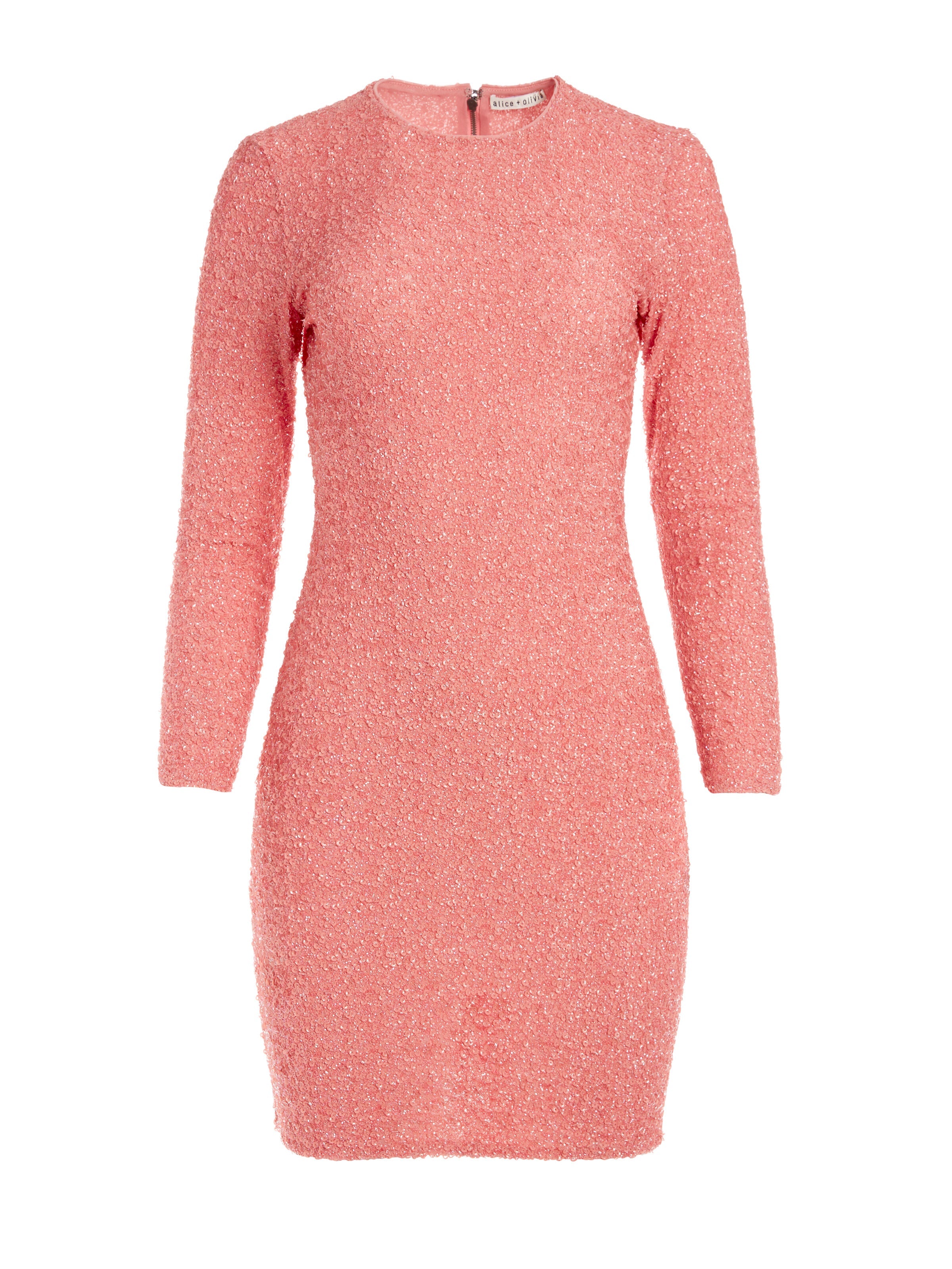 DELORA SEQUIN MINI DRESS-ALICE + OLIVIA