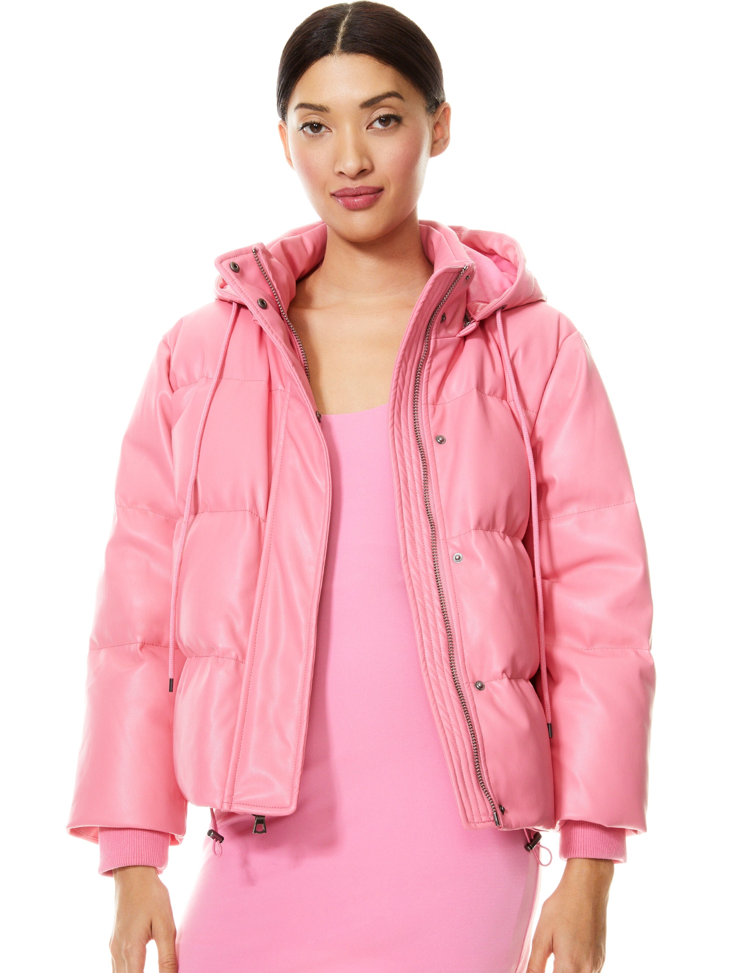 ROBINSON VEGAN LEATHER PUFFER-ALICE + OLIVIA
