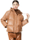 ROBINSON VEGAN LEATHER PUFFER-ALICE + OLIVIA