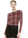 DELAINA CREW NECK CROP TOP-ALICE + OLIVIA