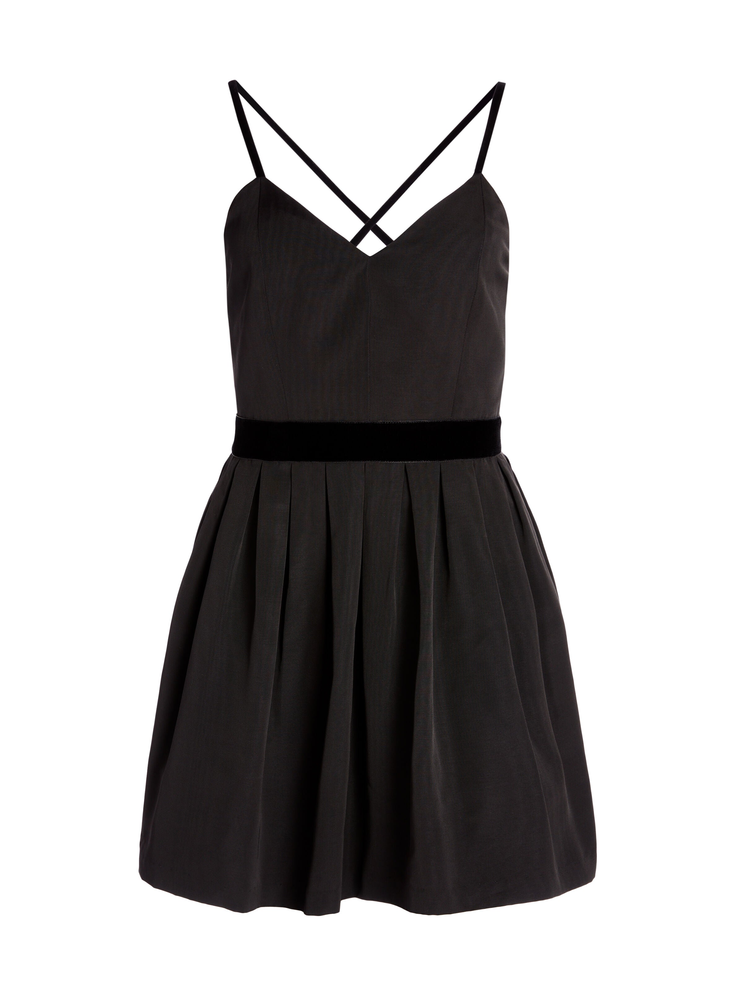 MADISON PLEATED MINI DRESS-ALICE + OLIVIA