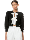 KITTY PUFF SLEEVE CARDIGAN-ALICE + OLIVIA
