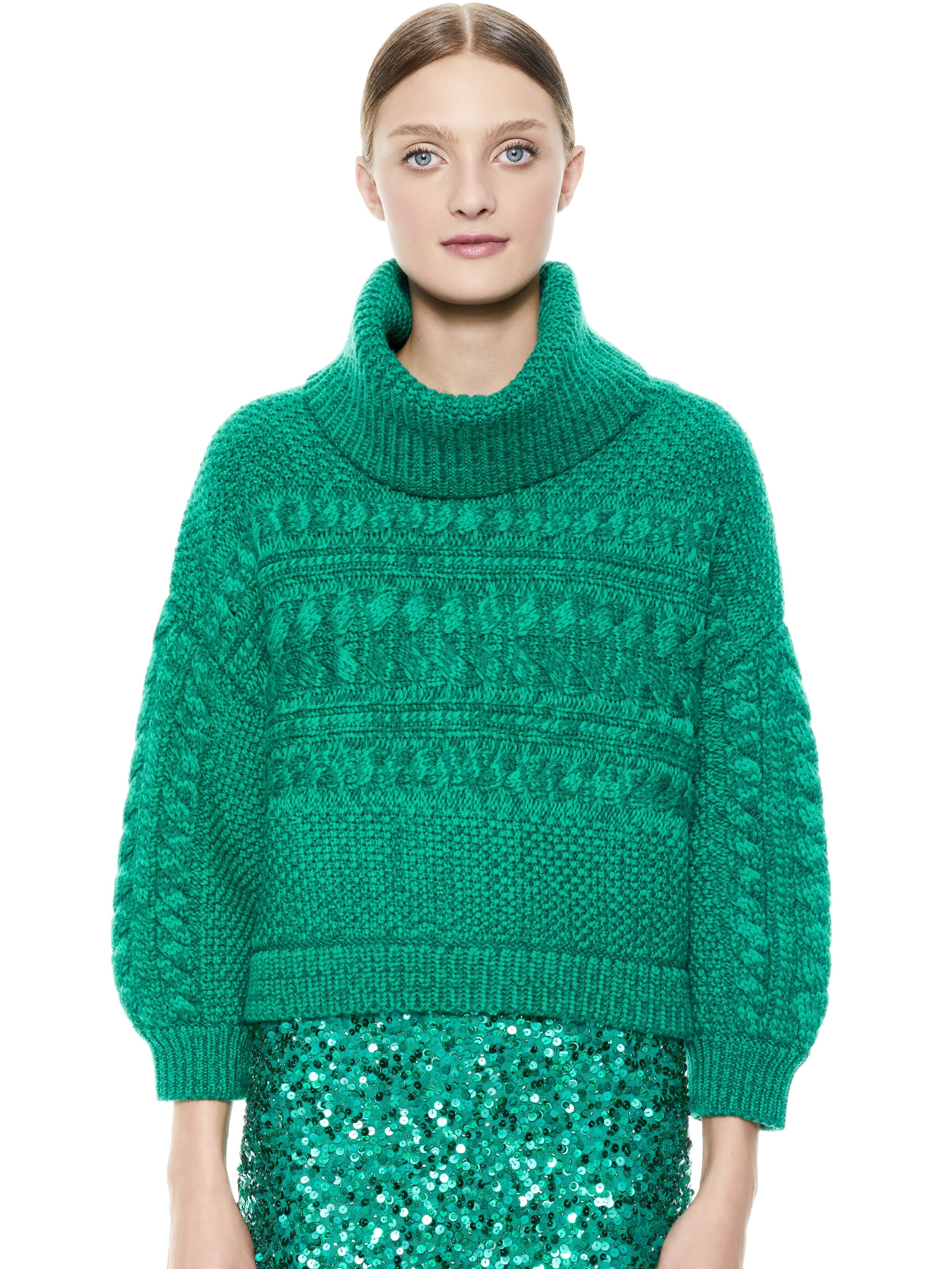 FRANCINE HRZNTL CBL TRTLNK SWE-ALICE + OLIVIA