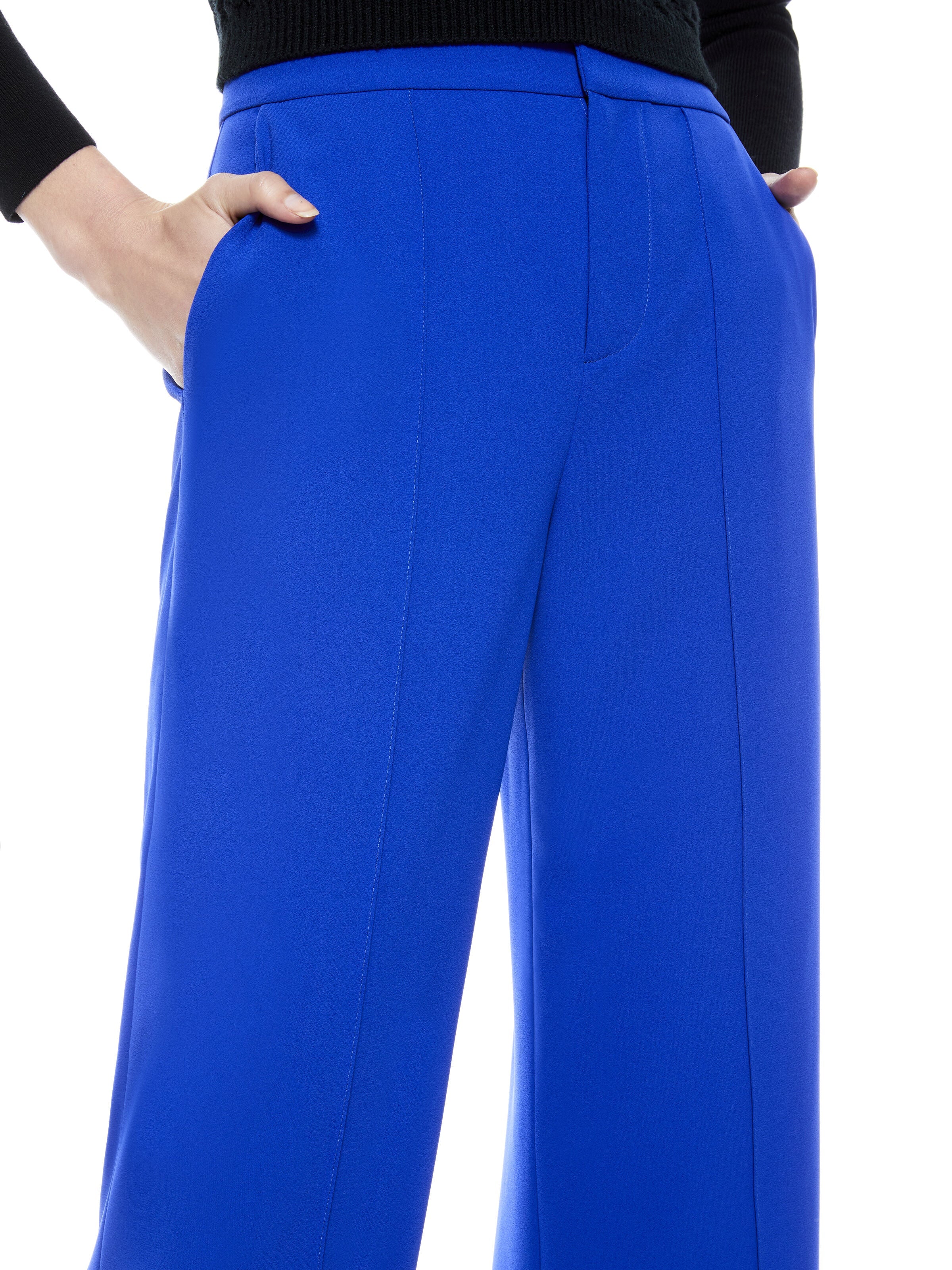 DYLAN HIGH WAISTED WIDE LEG PANT-ALICE + OLIVIA