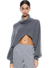 NORIKO TWO WAY PULLOVER-MED HEATHER GREY-ALICE + OLIVIA