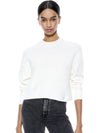 MAXDEN CROPPED PULLOVER-SOFT WHITE-ALICE + OLIVIA