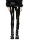 MADDOX VEGAN LATEX LEGGING-Black-ALICE + OLIVIA