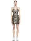 TAYLA METALLIC MINI DRESS-GOLD/MULTI-ALICE + OLIVIA