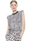 BRAXTON LEOPARD PRINT TEE-Black-ALICE + OLIVIA