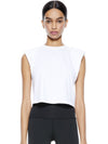 BRAXTON CROPPED TEE-White-ALICE + OLIVIA