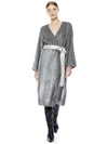 ANNE SEQUIN WRAP MIDI DRESS-ALICE + OLIVIA