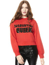 DENVER ROUND HEM SWEATSHIRT-ALICE + OLIVIA