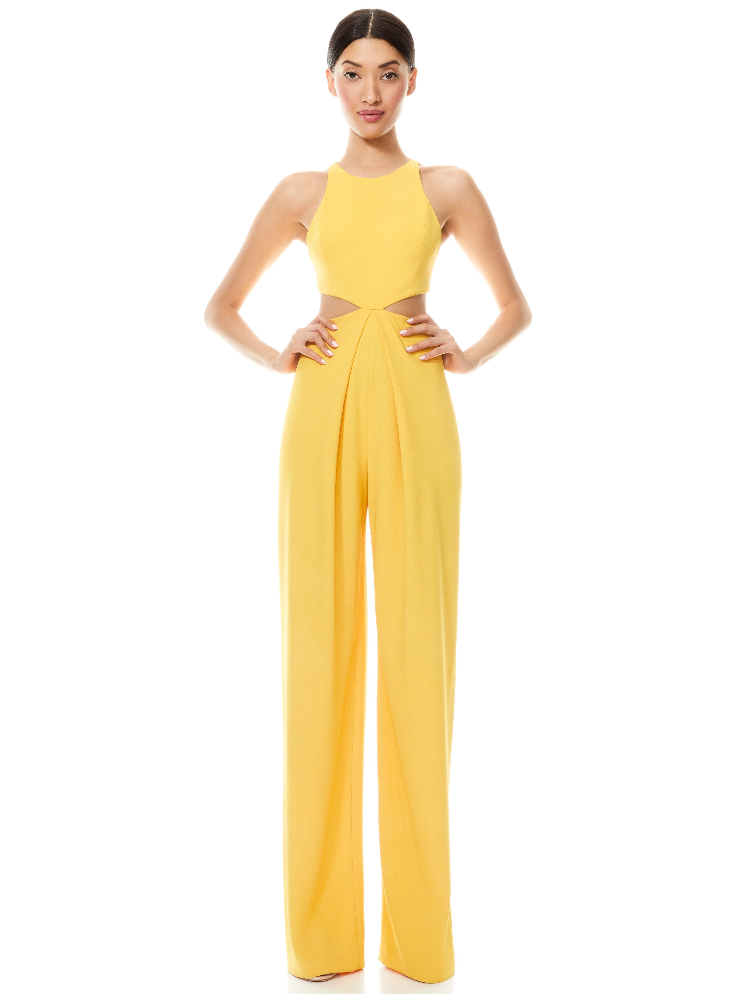 CARA CUT OUT JUMPSUIT-ALICE + OLIVIA