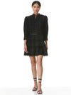 CLARK MANDARIN COLLAR MINI DRESS-ALICE + OLIVIA