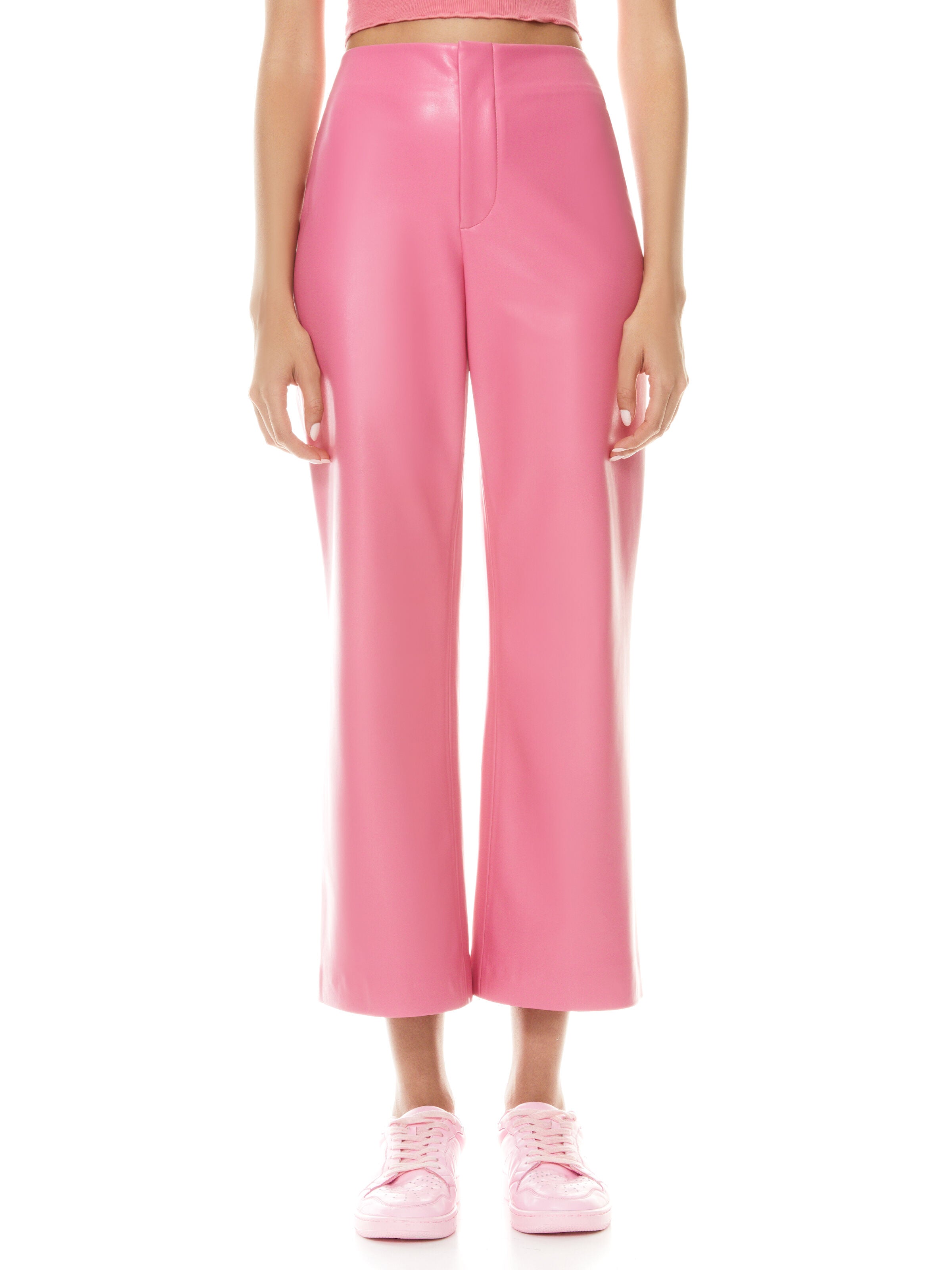 LORINDA HIGH WAISTED ANKLE PANT-ALICE + OLIVIA