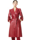 TAMESHA VEGAN LEATHER COAT-ALICE + OLIVIA