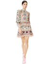 LAWSON MOCK NECK FLORAL MINI DRESS-ALICE + OLIVIA
