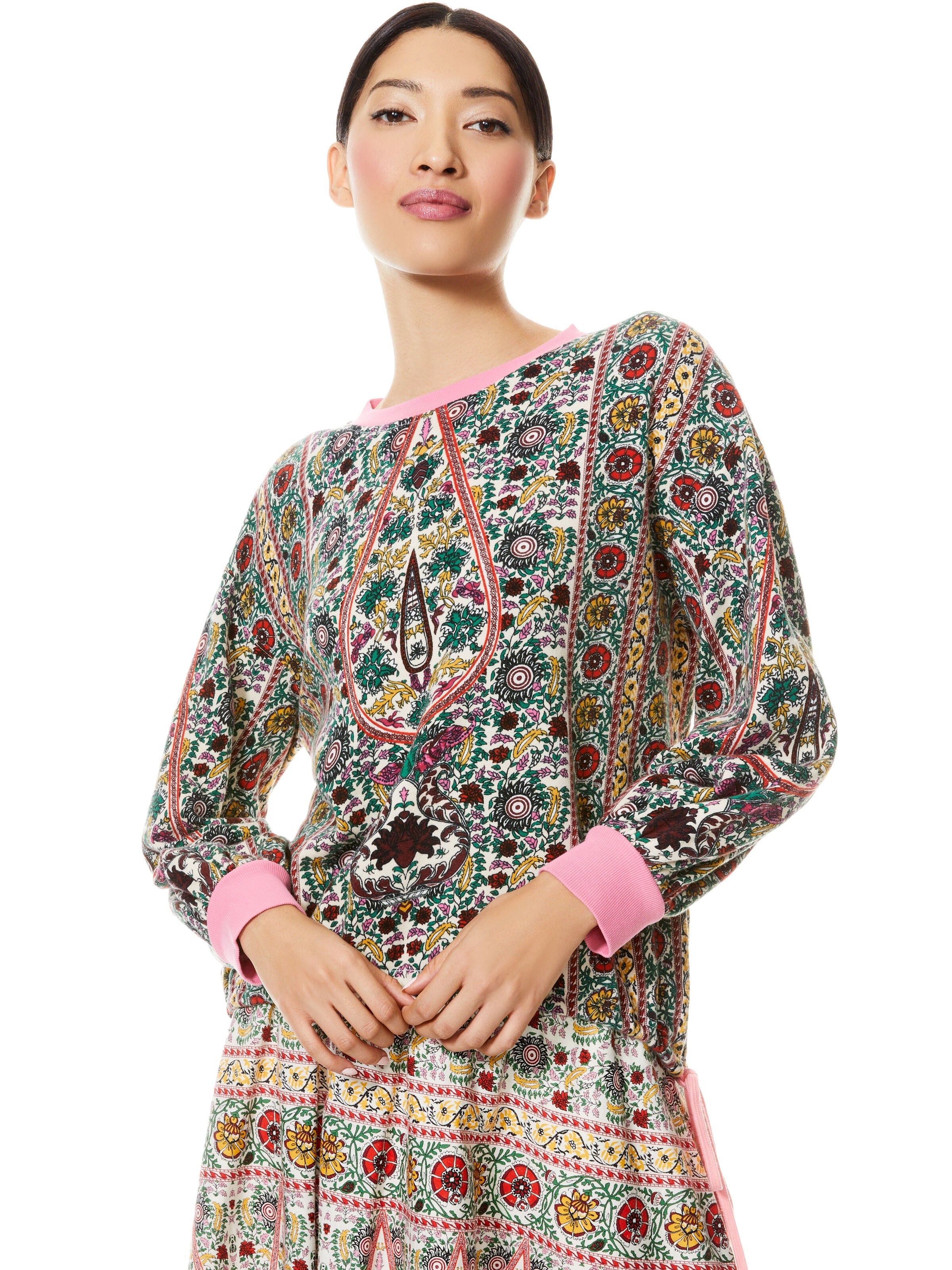 AMIRAH FLORAL SWEATSHIRT
