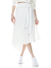 ZABANA ASYMM PLTD MID SKIRT-ALICE + OLIVIA