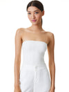 IZZIE CABLEKNIT TUBE TOP-SOFT WHITE-ALICE + OLIVIA