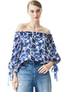 ALTA FLORAL OFF THE SHOULDER BLOUSE-ALICE + OLIVIA
