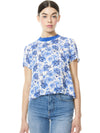 KANE FLORAL TIE FRONT TEE-ALICE + OLIVIA