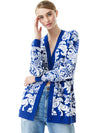 BRADFORD PAISLEY GRANDPA CARDIGAN-BLUE EYES/SOFT WHITE-ALICE + OLIVIA