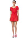 AVI BTNDWN RCHED WAIST SHO DRE-Black-ALICE + OLIVIA
