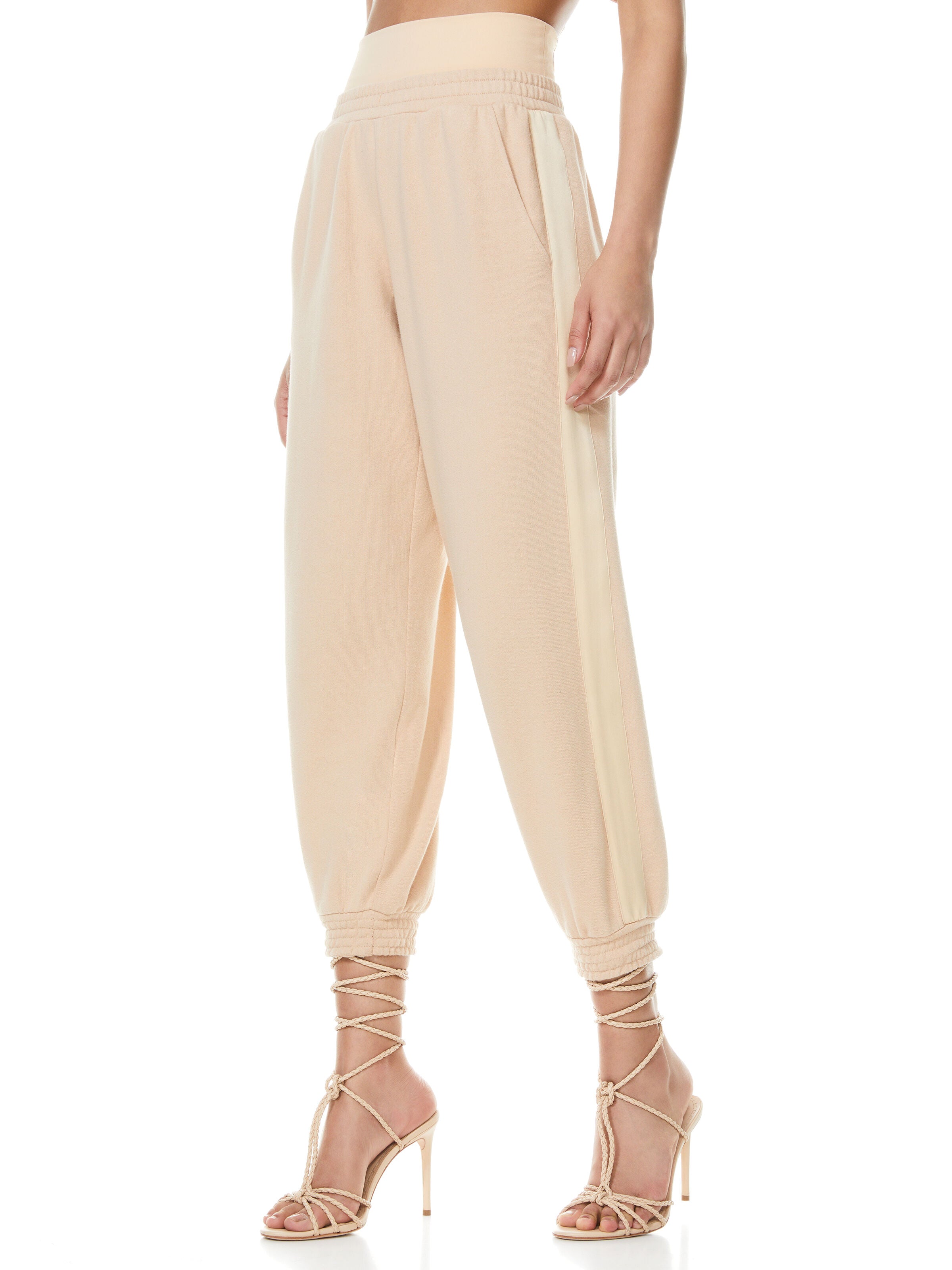 RIO CORSET JOGGER-ALMOND-ALICE + OLIVIA