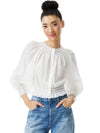 CHERELLE BUTTON FRONT BLOUSE-ALICE + OLIVIA