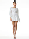 KIARA BUTTON FRONT MINI DRESS -ALICE + OLIVIA