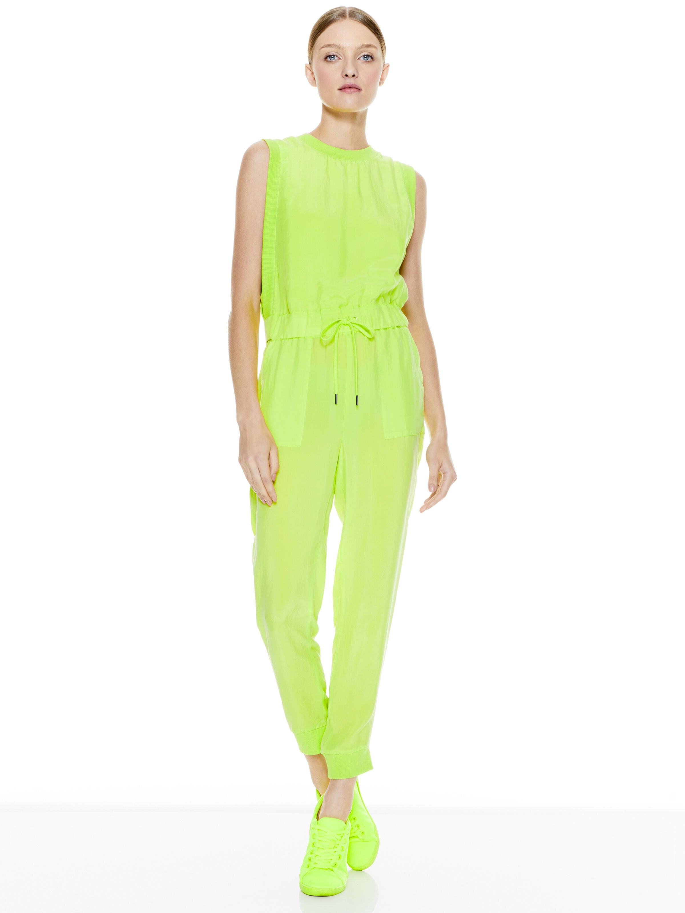 ZILA TIE WAIST JUMPSUIT-ALICE + OLIVIA
