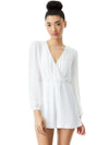 SINCLAIR V-NECK ROMPER-ALICE + OLIVIA