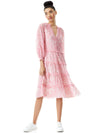 LAYLA BUTTON FRONT MIDI DRESS-ALICE + OLIVIA