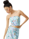 CERESI FLORAL PRINT BANDEAU TOP-ALICE + OLIVIA