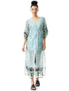 ARLINDA BUTTON FRONT MAXI DRESS-COASTAL GARDENS MULTI-ALICE + OLIVIA