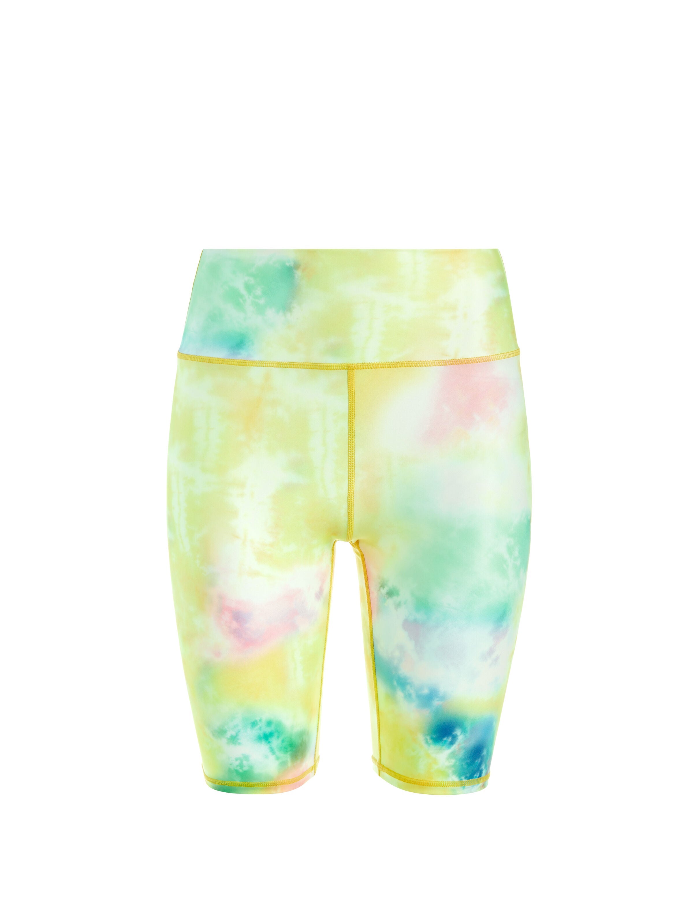 AARON HIGH WAIST BIKER SHORT-BEACHSIDE TIE DYE-ALICE + OLIVIA