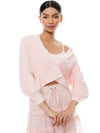 SYLVIE FUZZY CROPPED CARDIGAN-ALICE + OLIVIA