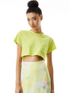 PRESTON CHEST POCKET CROP TEE-ALICE + OLIVIA