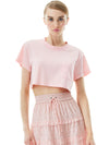 PRESTON CHEST POCKET CROP TEE-ALICE + OLIVIA
