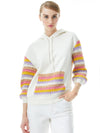 NISA CROCHETED HOODIE-ALICE + OLIVIA