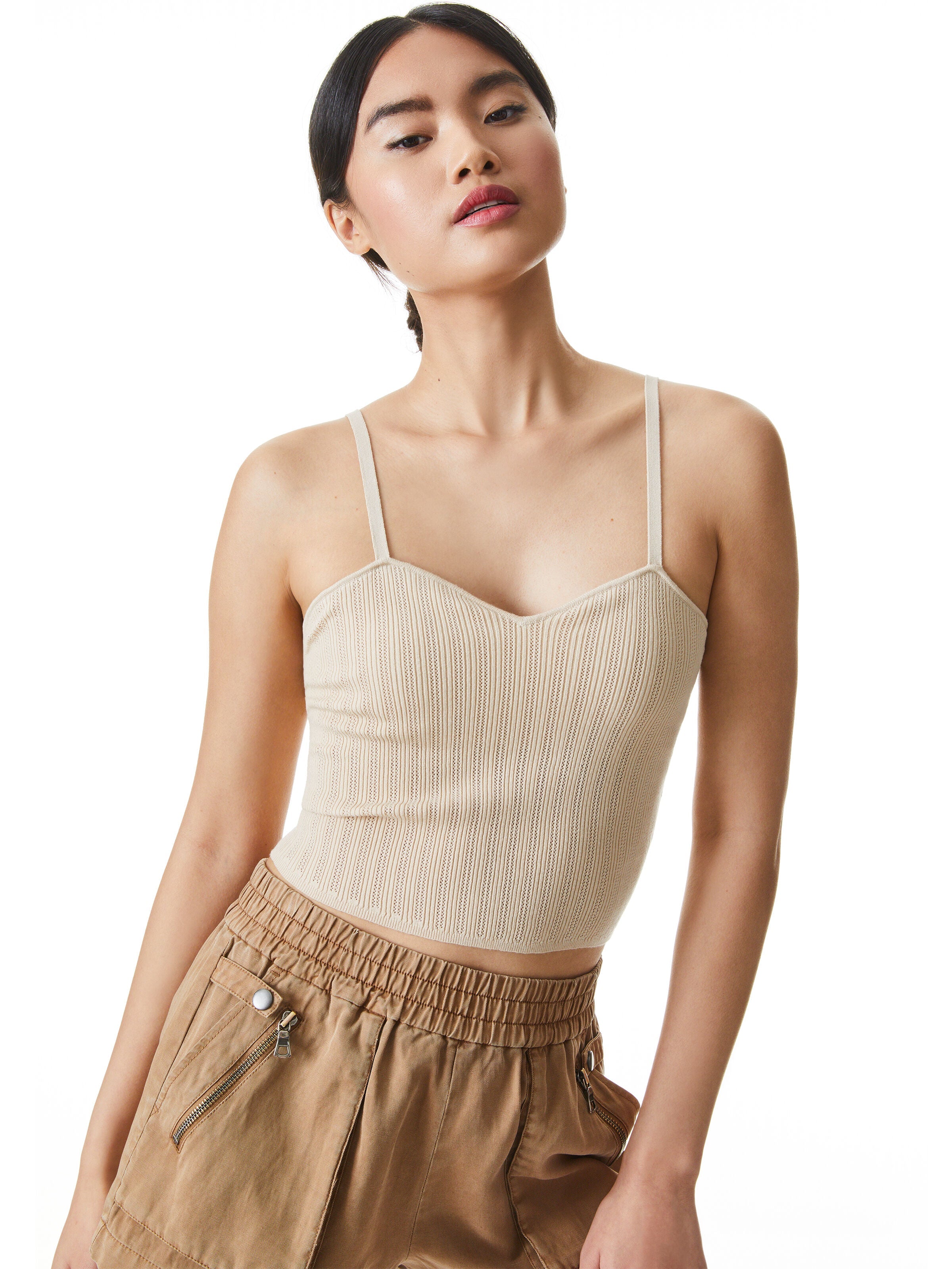 LAURETTA KNIT TANK-ALICE + OLIVIA