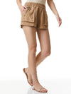 BRITNEY PATCH POCKET SHORT-Black-ALICE + OLIVIA