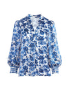 SHEILA FLORAL HENLEY TOP-ALICE + OLIVIA