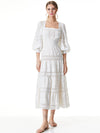 FINLEY EMBROIDERED MIDI DRESS-ALICE + OLIVIA